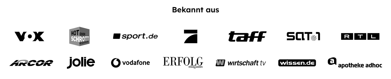 Bekannt aus Logos